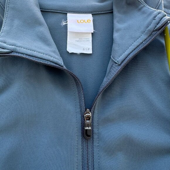 Lolë Women Blue/Grey Athletic Long Sleeves Jacket Size Small - Picture 13 of 16